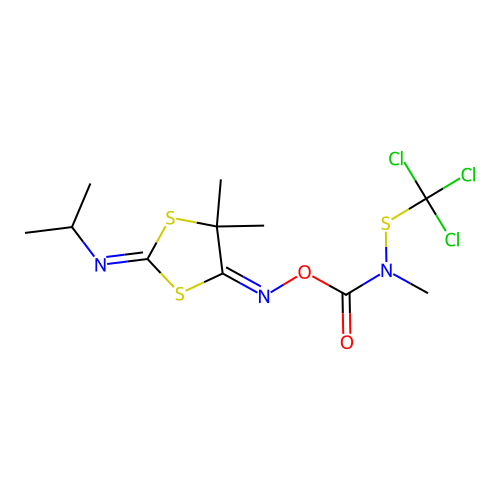 C11H16Cl3N3O2S3 structure