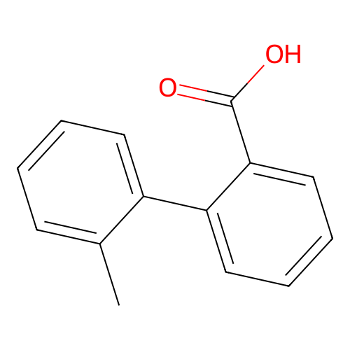 2'-Methylbiphenyl-2-carboxylic acid structure