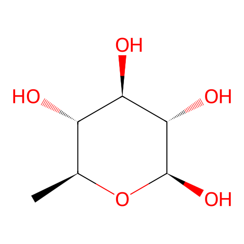 beta-L-Quinovopyranose structure