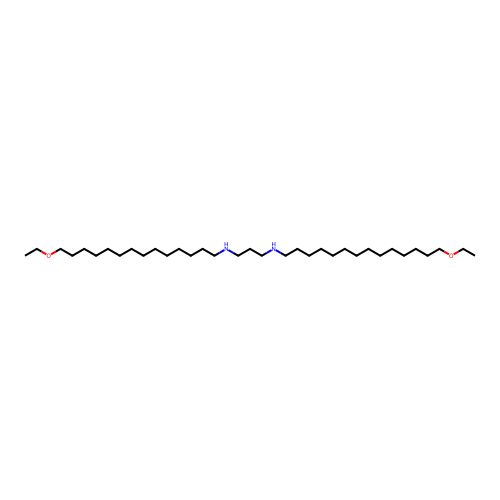 N,N'-bis(14-ethoxytetradecyl)propane-1,3-diamine structure
