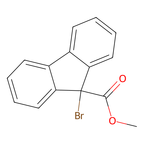 methyl 9-bromo-9H-fluorene-9-carboxylate structure
