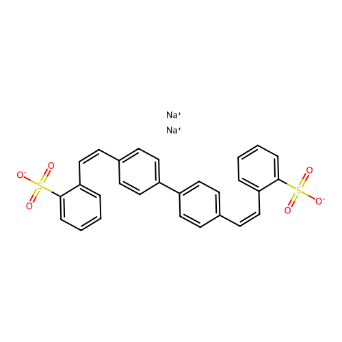4,4'-Bis(2-sulfostyryl)biphenyl structure