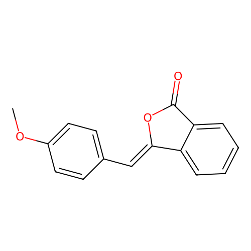 3-((4-Methoxyphenyl)methylene)phthalide structure