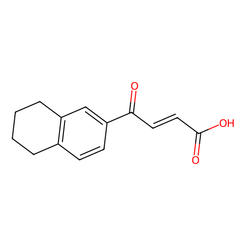 (E)-4-(1,2,3,4-Tetrahydronaphthalen-6-Yl)-4-Oxobut-2-Enoic Acid structure