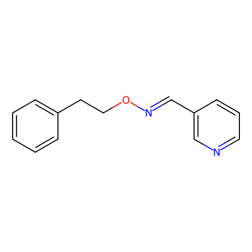苯乙氧基(3-吡啶基亚甲基)胺 structure