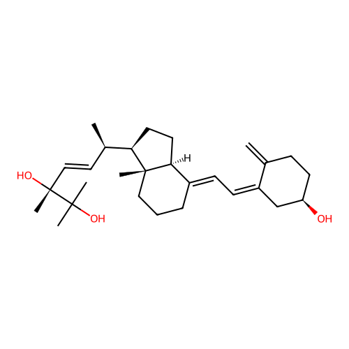24,25-Dihydroxyvitamin D2 structure