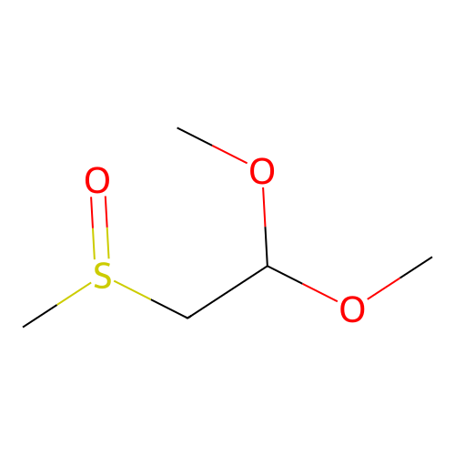 1,1-Dimethoxy-2-methylsulfinylethane structure