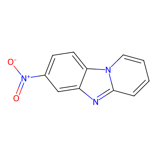 7-Nitropyrido[1,2-a]benzimidazole structure