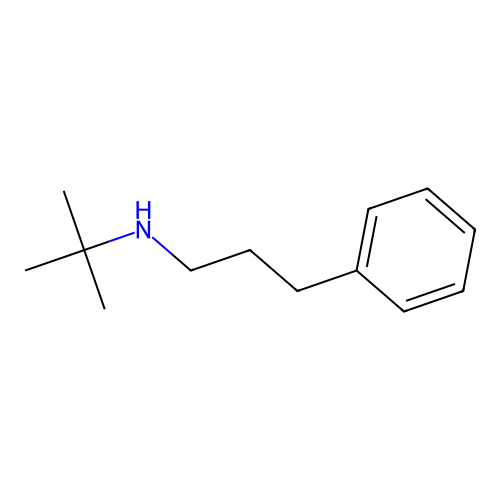 N-(Tert-butyl)-3-phenyl-1-propanamine structure