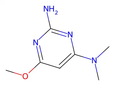 6-methoxy-N~4~,N~4~-dimethylpyrimidine-2,4-diamine structure
