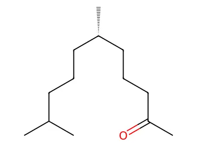 (6S)-6,10-dimethylundecan-2-one structure