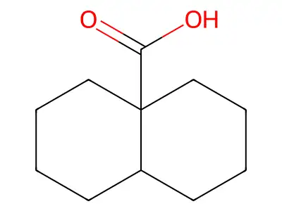 十氢萘-4a-甲酸 structure