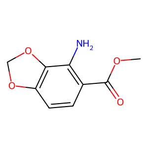 Methyl 2-amino-3,4-methylenedioxybenzoate structure