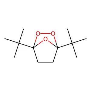 2,3,7-Trioxabicyclo(2.2.1)heptane, 1,4-bis(1,1-dimethylethyl)- structure
