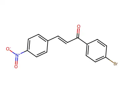 1-(4-Bromophenyl)-3-(4-nitrophenyl)prop-2-en-1-one structure