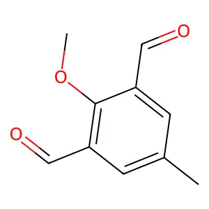 2-Methoxy-5-methylbenzene-1,3-dicarbaldehyde structure