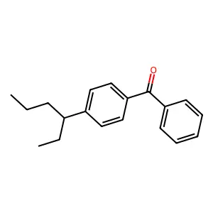 Methanone, [4-(1-ethylbutyl)phenyl]phenyl- structure