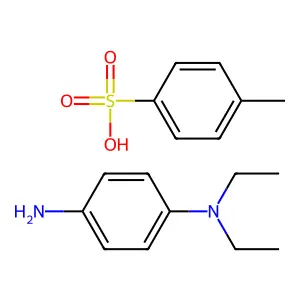 N,N-二乙基对苯二胺对甲苯磺酸盐 structure