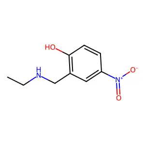 2-((Ethylamino)methyl)-4-nitrophenol structure