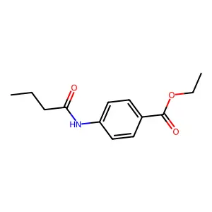 Ethyl 4-(butanoylamino)benzoate structure