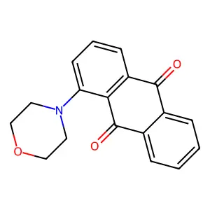 1-Morpholin-4-yl-anthraquinone structure