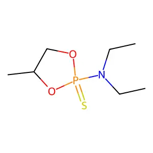 N,N-Diethyl-4-methyl-1,3,2-dioxaphospholan-2-amine 2-sulfide structure