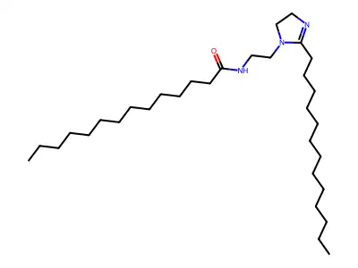 N-(2-(4,5-Dihydro-2-tridecyl-1H-imidazol-1-yl)ethyl)myristamide structure