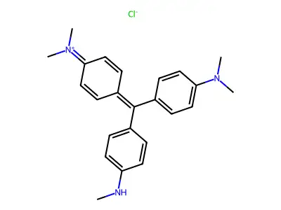 甲基紫 structure