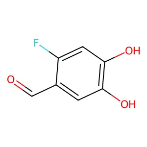 2-Fluoro-4,5-dihydroxybenzaldehyde structure