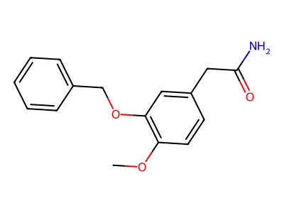 2-(3-(Benzyloxy)-4-methoxyphenyl)acetamide structure