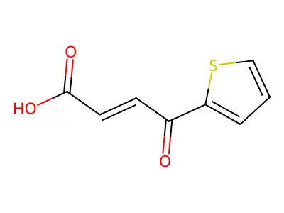 2-Butenoic acid, 4-oxo-4-(2-thienyl)- structure