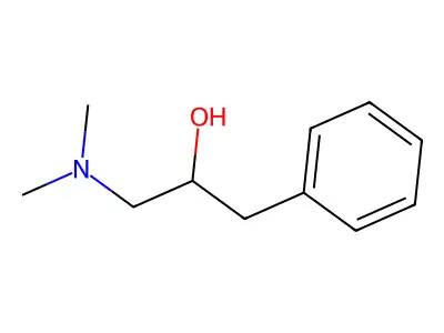Benzeneethanol, alpha-((dimethylamino)methyl)- structure