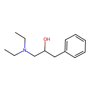 α-((二乙氨基)甲基)苯乙醇 structure