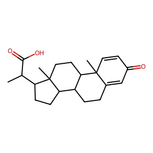 3-氧代-双去甲胆-1,4-二烯-22-酸 structure