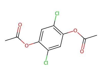 4-Acetoxy-2,5-dichlorophenyl acetate structure