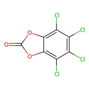 4,5,6,7-Tetrachloro-1,3-benzodioxol-2-one structure