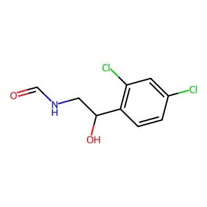 N-[2-(2,4-二氯苯基)-2-羟基乙基]甲酰胺 structure
