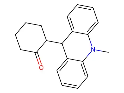 2-(10-Methyl-9,10-dihydroacridin-9-yl)cyclohexan-1-one structure