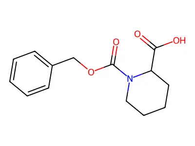 (2R)-1-((Benzyloxy)carbonyl)piperidine-2-carboxylic acid structure