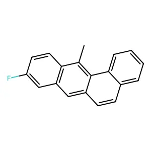 Benz(a)anthracene, 9-fluoro-12-methyl- structure