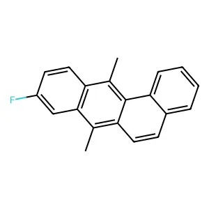 Benz(a)anthracene, 9-fluoro-7,12-dimethyl- structure