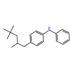 N-苯基-4-(2,4,4-三甲基戊基)苯胺 structure