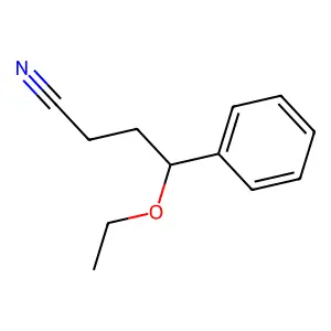 γ-乙氧基苯丁腈 structure