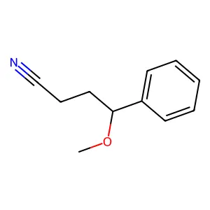 γ-甲氧基苯丁腈 structure