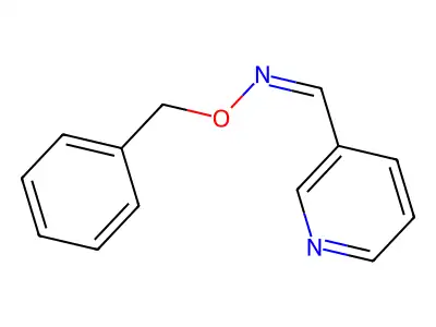 o-Benzylnicotinaldoxime structure