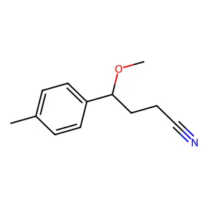 4-甲氧基-4-(4-甲基苯基)丁腈 structure