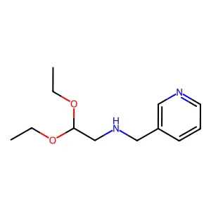 2,2-Diethoxy-n-(pyridin-3-ylmethyl)ethanamine structure