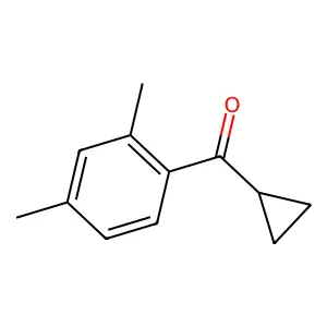 环丙基-2,4-二甲基苯基酮 structure