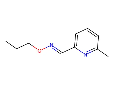 1-(6-methyl-2-pyridinyl)-N-propoxymethanimine structure