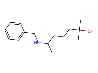 6-Benzylamino-2-Methyl-2-Heptanol structure